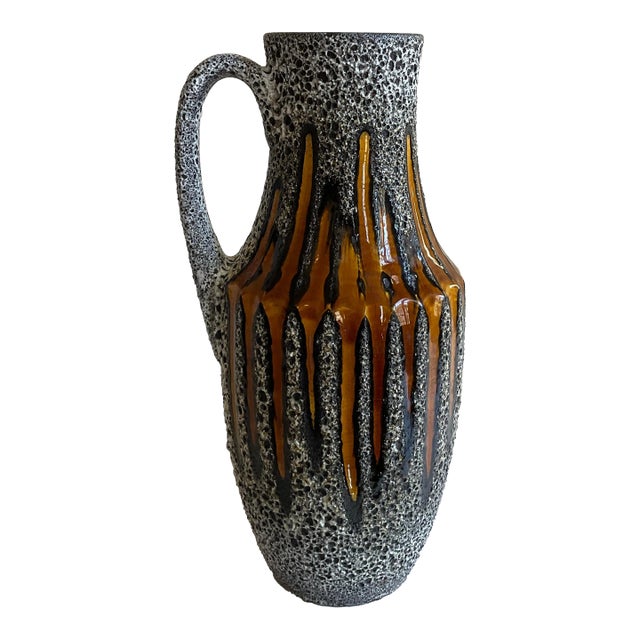 Midcentury Vase, West Germany Studio Pottery For Sale