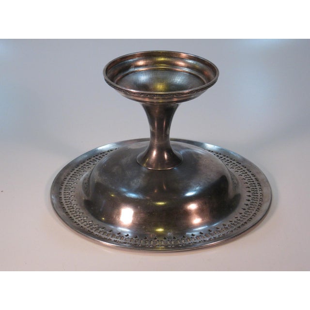 Wilcox Silver Plate Co. Bowl Footed WILCOX Silverplate Hand-Engraved Scrolls Silver 1850-1899 Bowls For Sale - Image 4 of 17