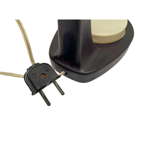 Metal Bauhaus Bakelite Table Lamp by Marianne Brandt for GMF, 1920s For Sale - Image 7 of 13