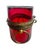 A beautiful antique French ruby glass box dating to the late 19th century. Richly colored in a deep translucent ruby red,...