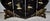4 Panel Room Divider Vintage Chinese Coromandel Round Screen Black Lacquer For Sale - Image 11 of 16