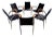 Italian Mid-Century Chrome Dining Chairs, Set of 6 For Sale