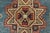Textile Kazak Rug 3’11” X 5’11” Blue Wool Tribal Hand-Knotted Oriental Carpet For Sale - Image 7 of 12
