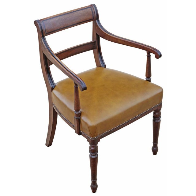 Brown Antique Georgian Dining Chairs, 1810, Set of 8 For Sale - Image 8 of 12