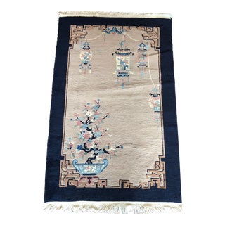 1930s Art Deco Chinese Rug - 3' X 5' For Sale