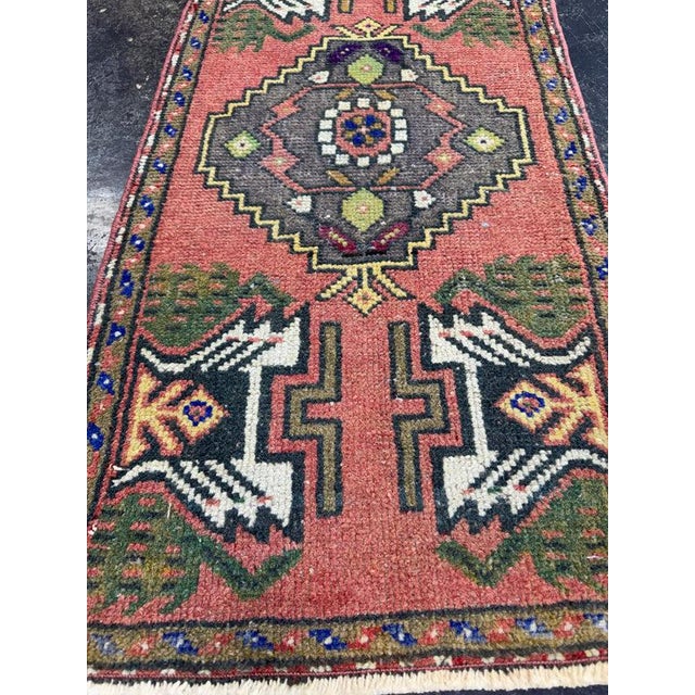 Contemporary Turkish Yastik Rug 1'8" x 3'3" For Sale - Image 3 of 5