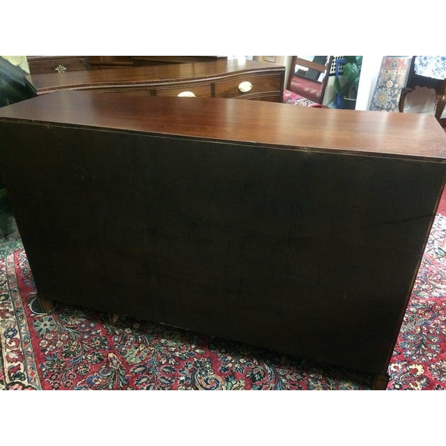 Vintage Mahogany Buffet, Federal Revival Server For Sale - Image 9 of 11