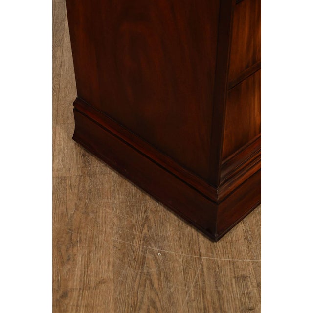 Brown Henkel Harris Empire Style Marble Top Mahogany Chest Of Drawers For Sale - Image 8 of 18