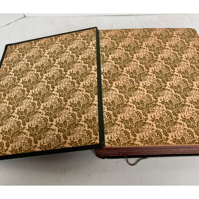 Green Antique French Illustrated Leather Bound Geography Book For Sale - Image 8 of 16