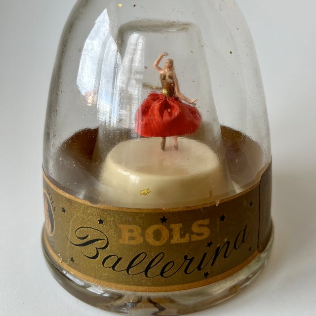 Mid-Century Modern Vintage Ballerina Musical Bottle from Bols, 1960s For Sale - Image 3 of 13