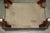 Antique Deep Buttoned Oxblood Leather and Hardwood Ottoman For Sale - Image 10 of 11