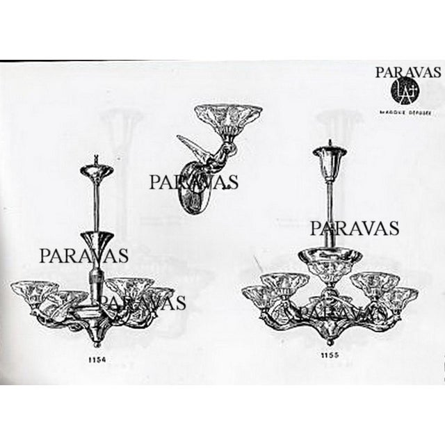 French Art Deco Wall Sconces by Boris Lacroix 1930s France - A Pair For Sale - Image 15 of 16