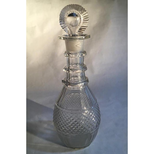 George IV Silver Cruet Service Set with Two Cut Glass Bottles, London, 1750s, Set of 3 For Sale - Image 3 of 18