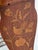 Burnt Umber Antique Dutch Marquetry Mahogany Open Armchair With Bird & Floral Inlay, Late 19th Century For Sale - Image 8 of 12