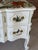 Vintage Baker Furniture Custom Painted Tropical Decoupage Appliqué Chest For Sale - Image 10 of 12