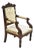 Antique Small Child's Eastlake Victorian Carved Walnut Distress Parlor Arm Chair For Sale