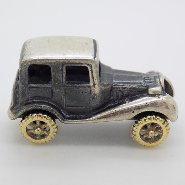 Vintage Italian Sterling Silver 925 Classic Car, 1980s For Sale - Image 9 of 14