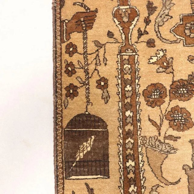 Antique Turkish Cotton and Wool Rug For Sale - Image 9 of 11