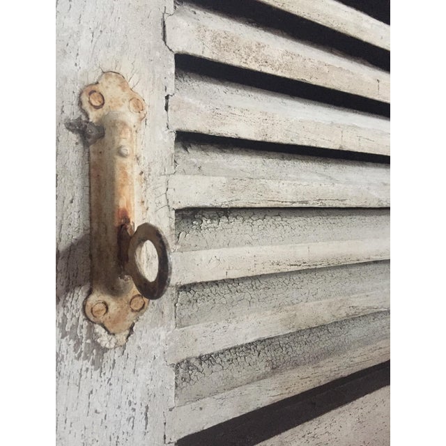 Antique French Shutters - a Pair For Sale - Image 6 of 13