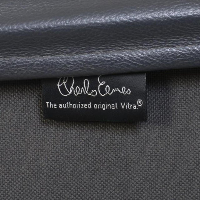 EA-219 Office Chair in Grey Leather by Charles Eames For Sale - Image 18 of 18