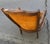 Vintage 1960s Orange Chair Mid Century Caned Tufted Armchair For Sale - Image 4 of 6