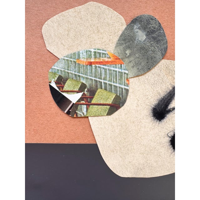 2020s "New Directive 8" Original Mixed-Media Collage on Paper by Zac Woodiel For Sale - Image 5 of 8