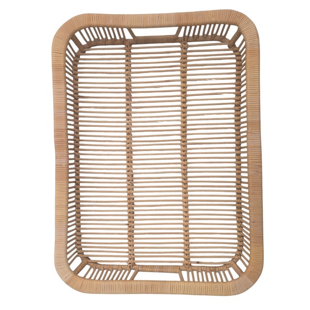 Vintage 1960s Rattan Tray From Artek Finland For Sale - Image 12 of 16