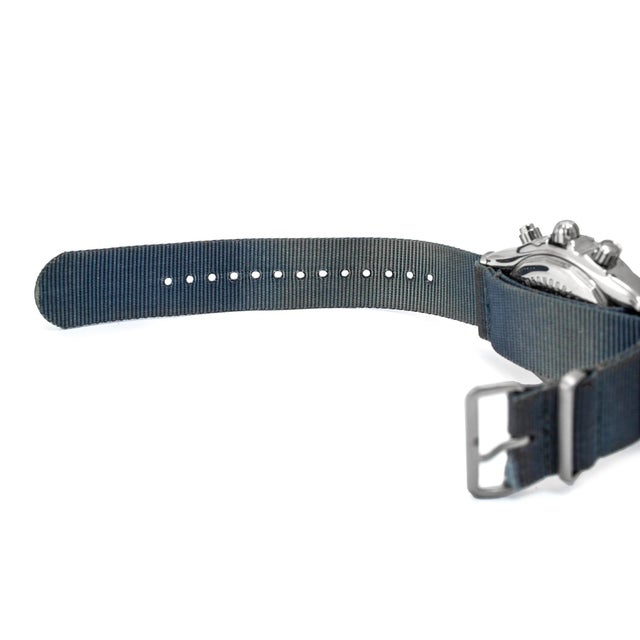 Silver Breitling Chronomat Evolution 43.5mm A13356 Nato Strap Steel Automatic Watch For Sale - Image 8 of 10