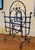 Vintage Arts & Crafts Wrought Iron Paper / Magazine Rack c.1940 For Sale - Image 4 of 5