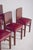 Brown Art Deco Portuguese Dining Chairs, 1940s, Set of 8 For Sale - Image 8 of 11