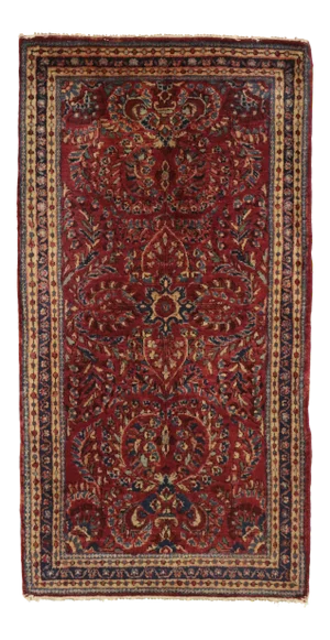 Antique Persian Sarouk Rug, 02'02 X 04'02