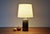 Mid-century ceramic table lamp by Danish painter and ceramist Kai Klinge (1925-2000). Made circa 1950s to 1960s. The lamp...
