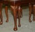 Flamed Hardwood Nesting Tables, Set of 3 For Sale - Image 9 of 17