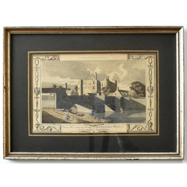 Antique 1754 Engraving of a British Castle For Sale In San Francisco - Image 6 of 8