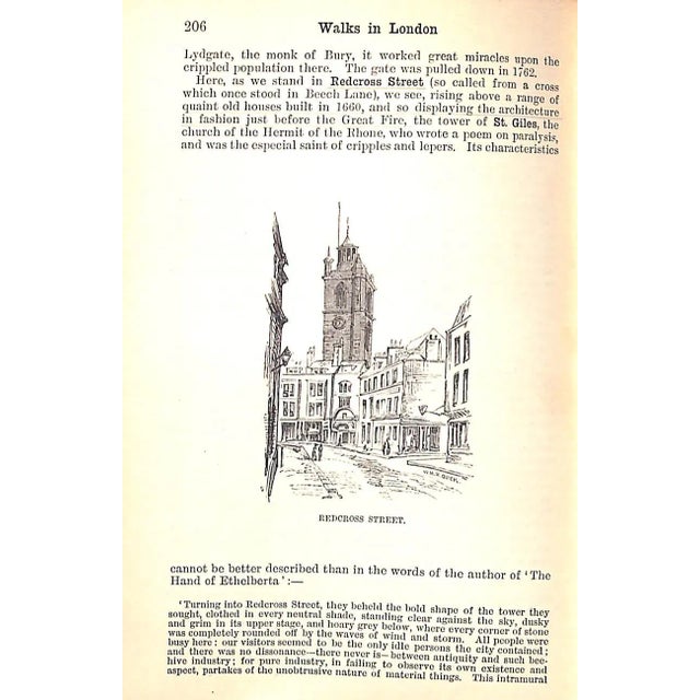 Paper "Walks in London Vol. I & Vol. Ii" 1894 Hare, Augustus j.c. For Sale - Image 7 of 9
