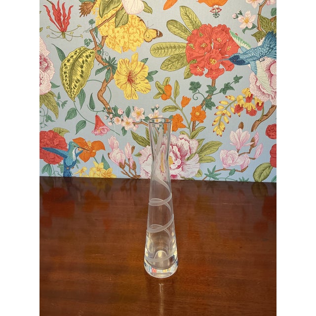 Baccarat Mid 20th Century Baccarat Bud Vase For Sale - Image 4 of 5