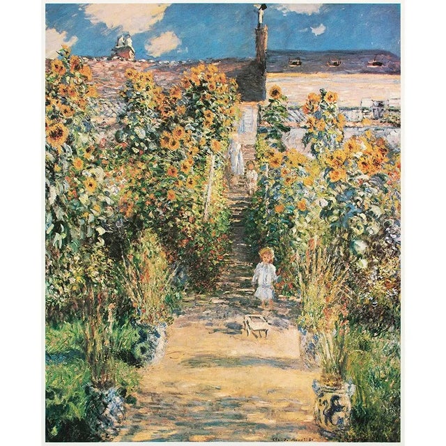 クロード・モネ、The Artist's Garden at Vetheuil The Artist's Garden at Vétheuil by Claude Monet