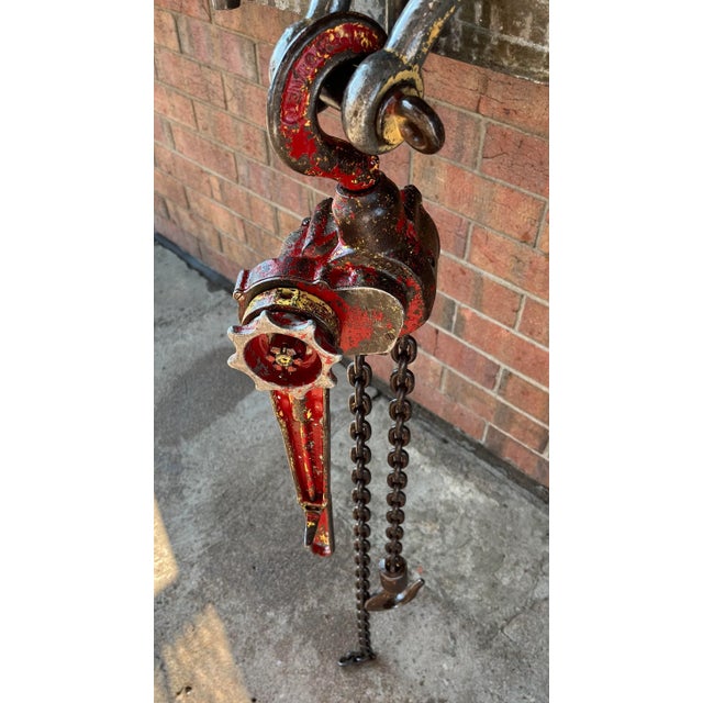 Yale & Towne Manufacturing Co. Yale Industrial 1.5t Come-Along Lever Hoist For Sale - Image 4 of 13