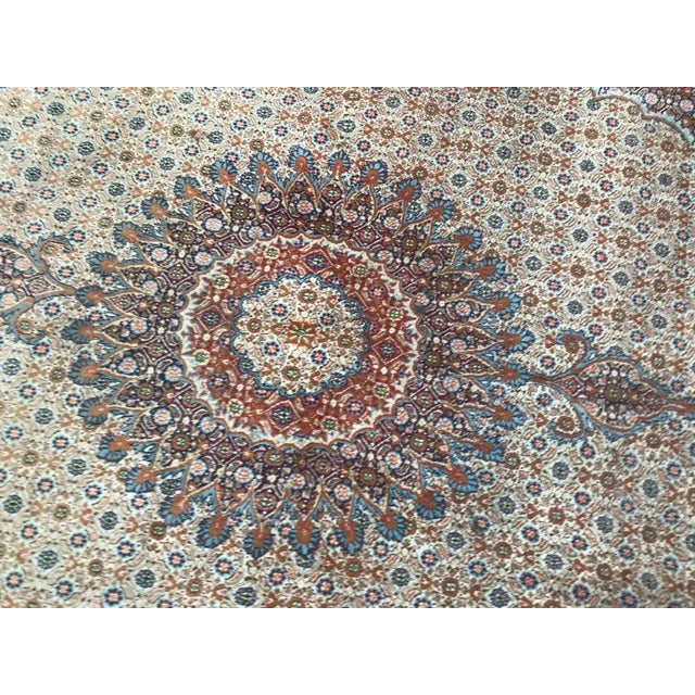 1970s Light Vintage Mood Rug For Sale - Image 5 of 16