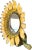 1970s Sunflower Framed Wall Mirror For Sale - Image 4 of 7
