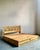 Vintage Coastal Sunburst Rattan King Platform Bed For Sale - Image 4 of 8