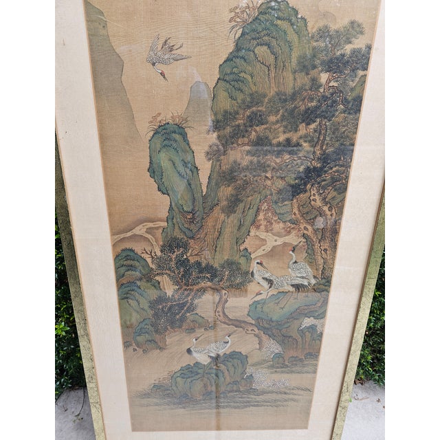 Qing Dynasty Artist Signed Hanging Scroll Attributed to Jiang Tingxi (1669–1732) For Sale - Image 11 of 12