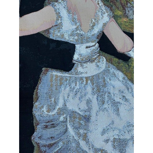 French Aubusson Style Jacquard Tapestry after A. Renoir, 2000s For Sale - Image 11 of 18