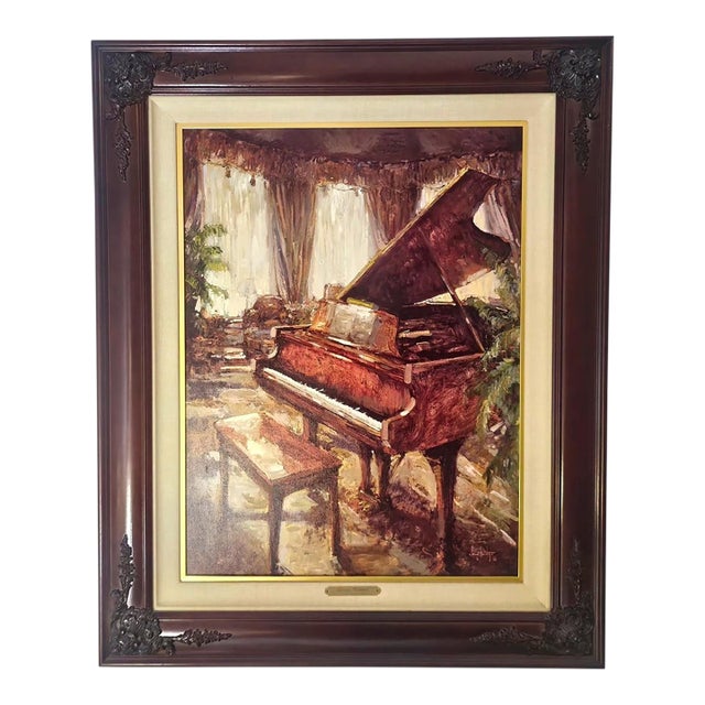 Steven Shortridge “Private Concert” Artist-Signed Limited Edition Giclée on Canvas, 17/100 – Ornately Framed For Sale