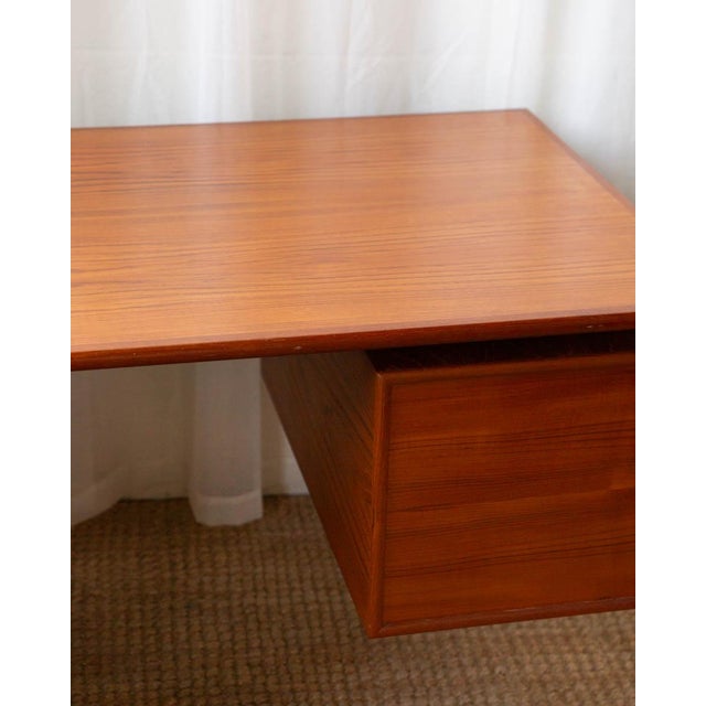 1960s Danish Teak Writing Desk Attributed to Arne Vodder For Sale - Image 12 of 18