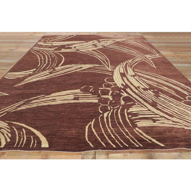 Textile Arts & Crafts Style Modern Area Rug, 08'07 X 11'07 For Sale - Image 7 of 9