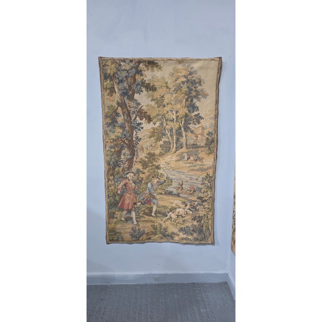 French Tapestries, 1910, Set of 2 For Sale - Image 3 of 8