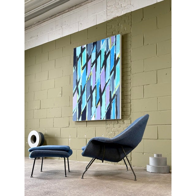 1960s Set of Womb Chair and Ottoman by Eero Saarinen for Knoll International, 1960 For Sale - Image 5 of 18