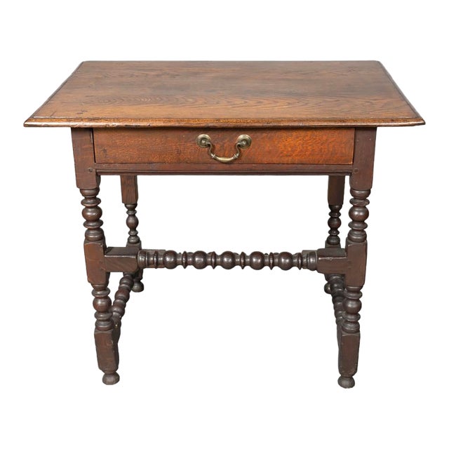 William and Mary Oak Tavern Table For Sale