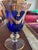 Elevate your table with this stunning pair of “Arte Italica Vetro” wine glasses. These masterfully crafted jewel tone blue...